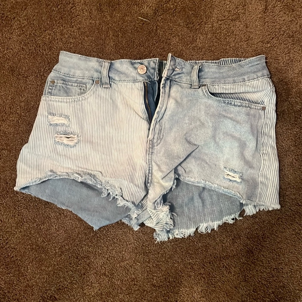 High rise Jean shorts